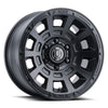 Tundra (17×8.50) 4 THRUST SATIN BLACK SIX SPEED 5×150 +25 Offset