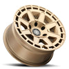 JK/JL/JT (17×8.50) 5 x COMPASS SATIN BRASS 5×5 -6 OFFSET