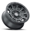 Tundra (17×8.50) 4 THRUST SATIN BLACK SIX SPEED 5×150 +25 Offset