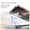 Baseus Dynamic 4 Pro Magnetic Fast Charging Cable USB-C to USB-C 100W 1m - Black