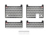BUILTRIGHT | BEDSIDE RACK SYSTEM 4 PANEL KIT | JT 2020+