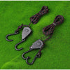MRM 2PCS Ratchet Straps Light Hanger Kayak Ratchet Straps Heavy Duty Rope Hanger