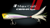 Major Craft CPP-60 Popper Floating Lure 9g #001 BLUE BACK SILVER