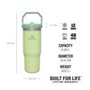 STANLEY CLASSIC ICEFLOW FLIP STRAW TUMBLER | 0.8L | 30 oz