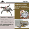 Campingmoon Portable Backpacking Stove