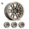 SILVERADO/SUBURBAN/SIERRA 1500 (17×8.50) 4x VECTOR6 BRONZE 6×5.5″ (0 OFFSET)
