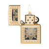 Zippo Black Imperial Filigree Lighter