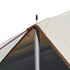 Magic tarp retro tent with arched doors for leisure Camping
