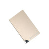 Travelest RFID Blocking pop up aluminum card holder with money holder
