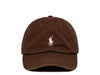 Polo Cotton Chino Ball Cap Brown Pony Logo