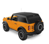 BESTOP | TREKTOP SLANTBACK SOFT TOP | BRONCO 2DR 2021+ | BLACK TWILL