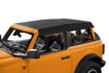 BESTOP | TREKTOP SLANTBACK SOFT TOP | BRONCO 2DR 2021+ | BLACK TWILL
