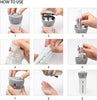 4-in-1 Smart Travel Bottles Set Includes 4 Empty Reusable Cosmetic Toiletry Containers (Express Delivery)