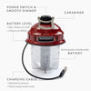 Barebones Beacon Hanging Lantern Red