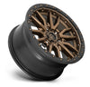 FUEL | D681 REBEL | 18X9 6X135 1MM OFFSET | MATTE BRONZE/BLACK BEAD RING
