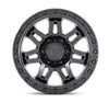 FUEL | D810 SYNDICATE | 17×9 6X135 1MM OFFSET | BLACKOUT