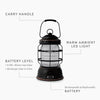 Barebones Forest Lantern Vintage white