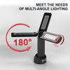 Conpex Multifunctional Camping Light Rechargeable 18W 6000Lm Telescopic 2.3m Height Camping Lantern With Battery
