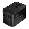 Powerology Universal Multi-Port Travel Adapter PD 65W Transpert