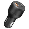 Porodo Blue Dual Port Car Charger 38W
