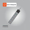 Porodo 3AC | 45W | 300W Power Strip Fwc052 - Black
