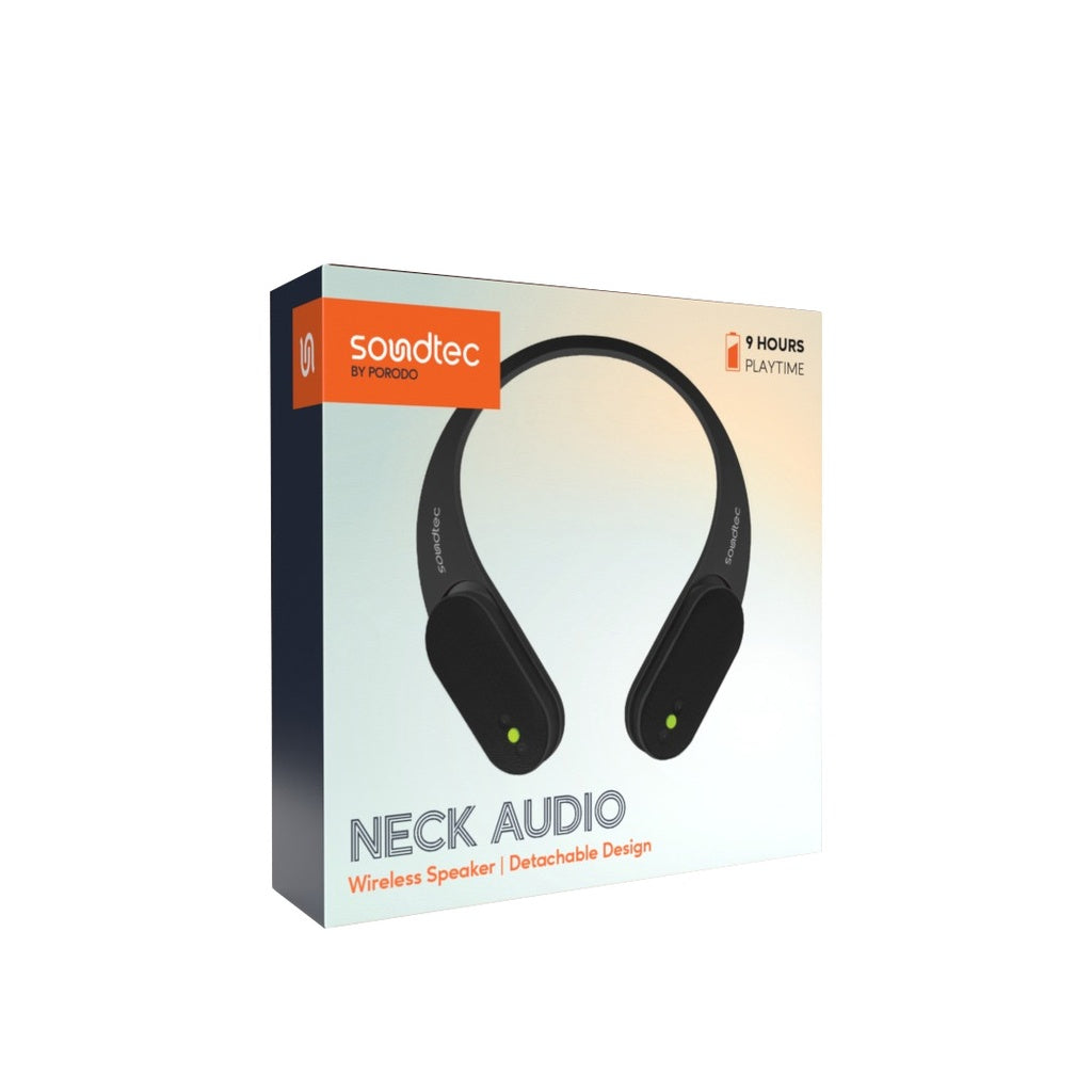 Porodo Soundtec Neck Audio Wireless Speaker And Detachable Design