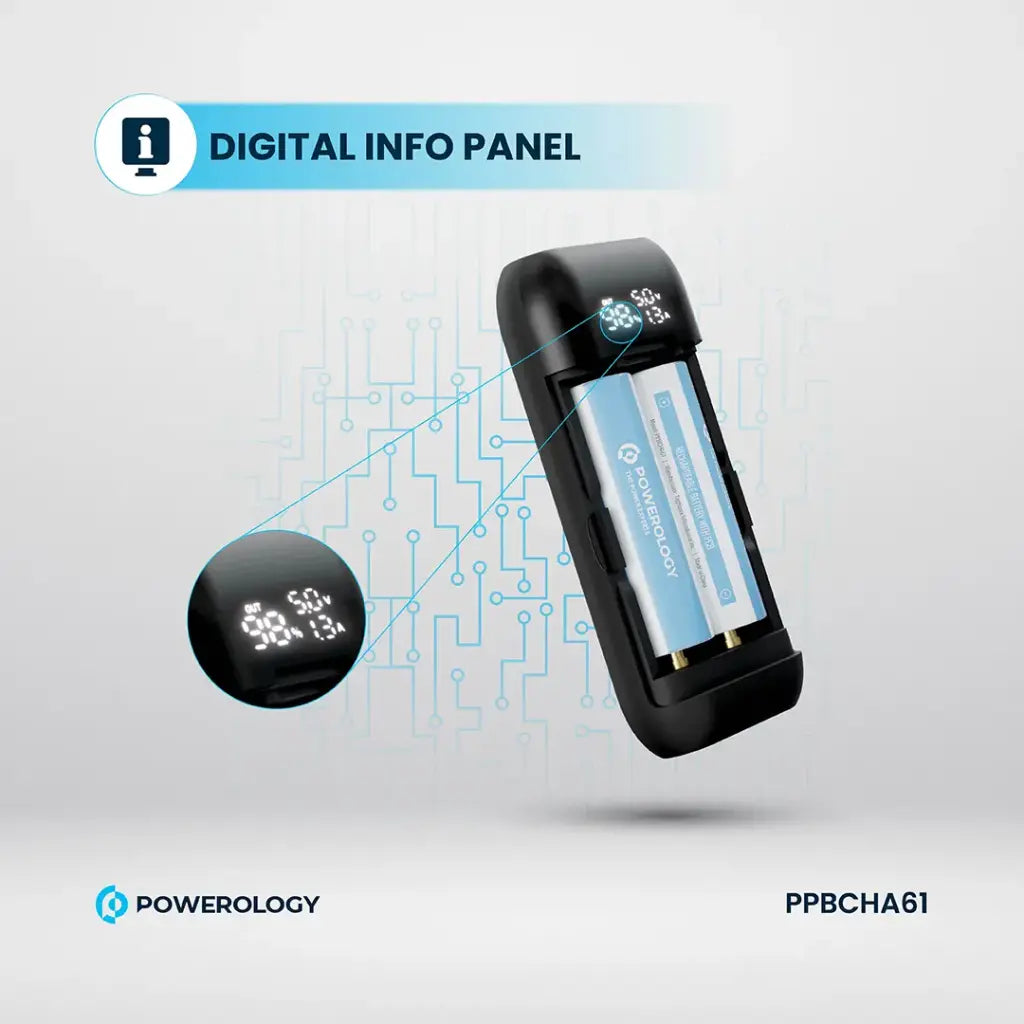 Powerology Diy Cell 10000+5000mAh Powerbank