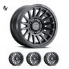 (17×8.5) 4x RECON SLX SATIN BLACK 6×5.5 (0 OFFSET)