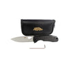 Honey Badger Flipper Stonewashed D2 Med Blk W/Zipper Pouch