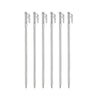 Campingmoon 6 Pieces Tent Pegs Stainless Steel - 35 cm