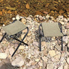 Campingmoon Barbecue stool (two khaki + bag )