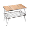 Campingmoon 2 Foldable Tables with Removable Center Compartment