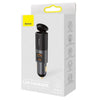Baseus Car Charger W/Cigarette Lighter Port U+C 120W Gray
