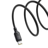 Baseus Silky Fast Charging Cable USB-C to USB-C 100W 1m - Cluster Black
