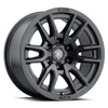 FJ/Prado/GX460/Hilux/Fortuner/4Runner/Pajero/Tacoma (17×8.5) 4x VECTOR6 Satin Black 6×5.5 +25 OFFSET