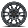 FJ/Prado/GX460/Hilux/Fortuner/4Runner/Pajero/Tacoma (17×8.5) 4x VECTOR6 Satin Black 6×5.5 +25 OFFSET