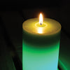Zero in Citronella Colour Change Pillar Candle (Express Delivery)