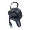Baseus PrimeTrip VR2 Car Charger with Retractable Cable C+C 30W - Cosmic Black