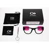 Chiik Glasses - UV400 Protection Flexible Clear Lense Glasses (Pink)