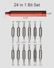 Hoto - 24-in-1 Precision Screwdriver Red