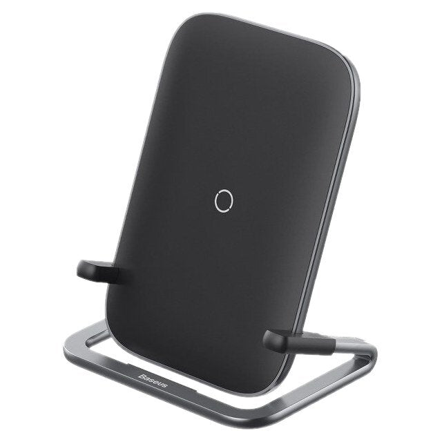 Baseus - Rib Horizontal and Vertical Holder Wireless Charging 15W (Black)