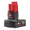 Milwaukee  - M12B4 12V 4AH Battery
