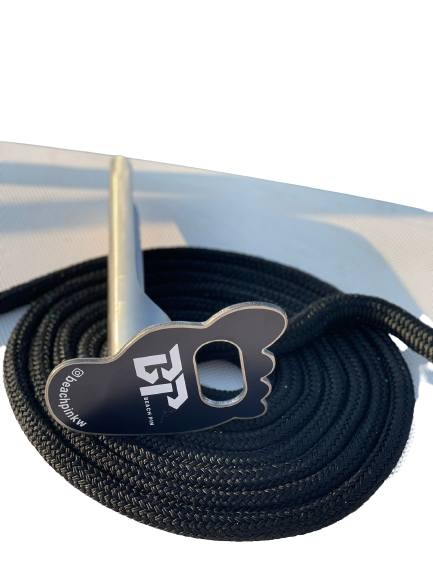 Stainless Steal Beach Pin & Anchor